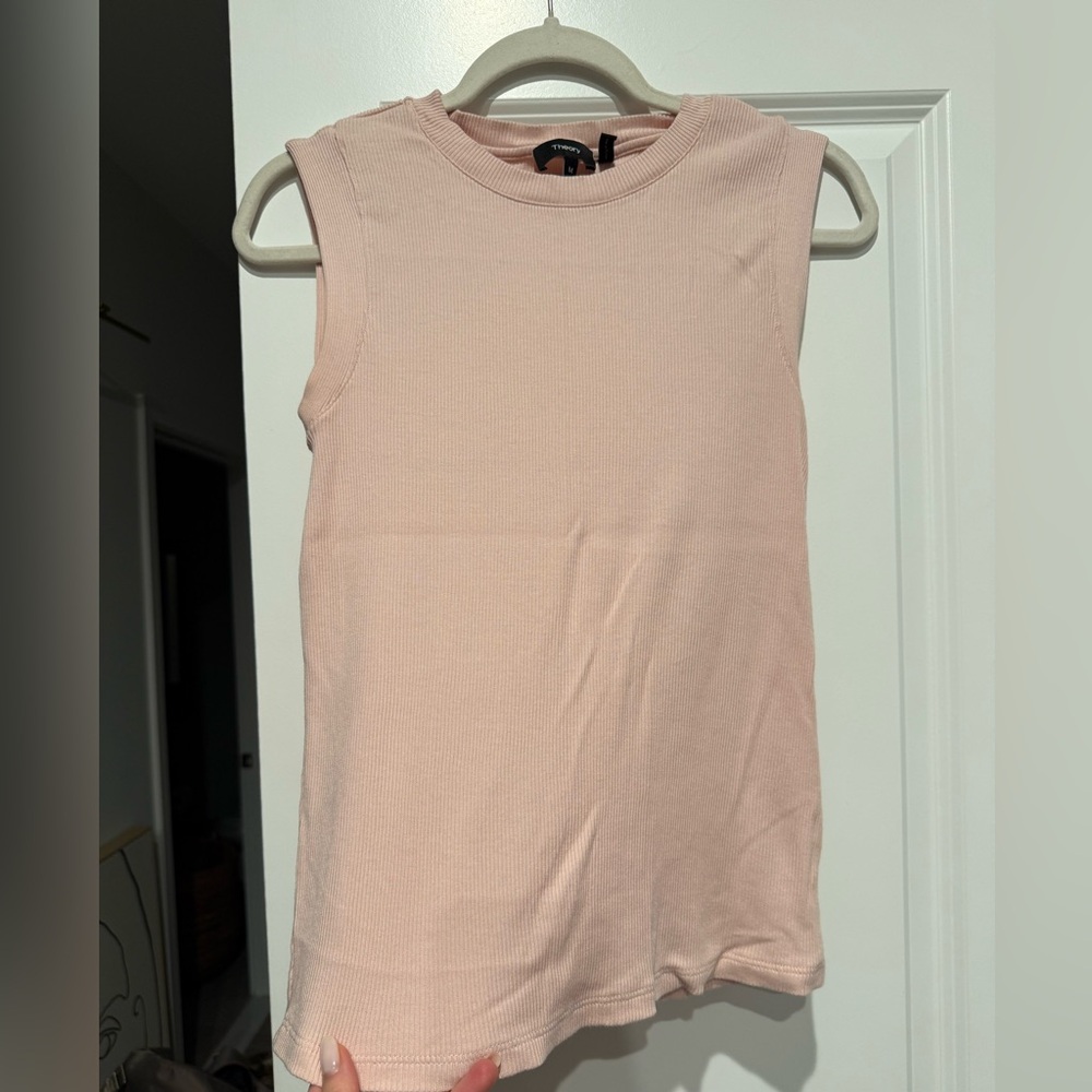 Blush pink THEORY tank